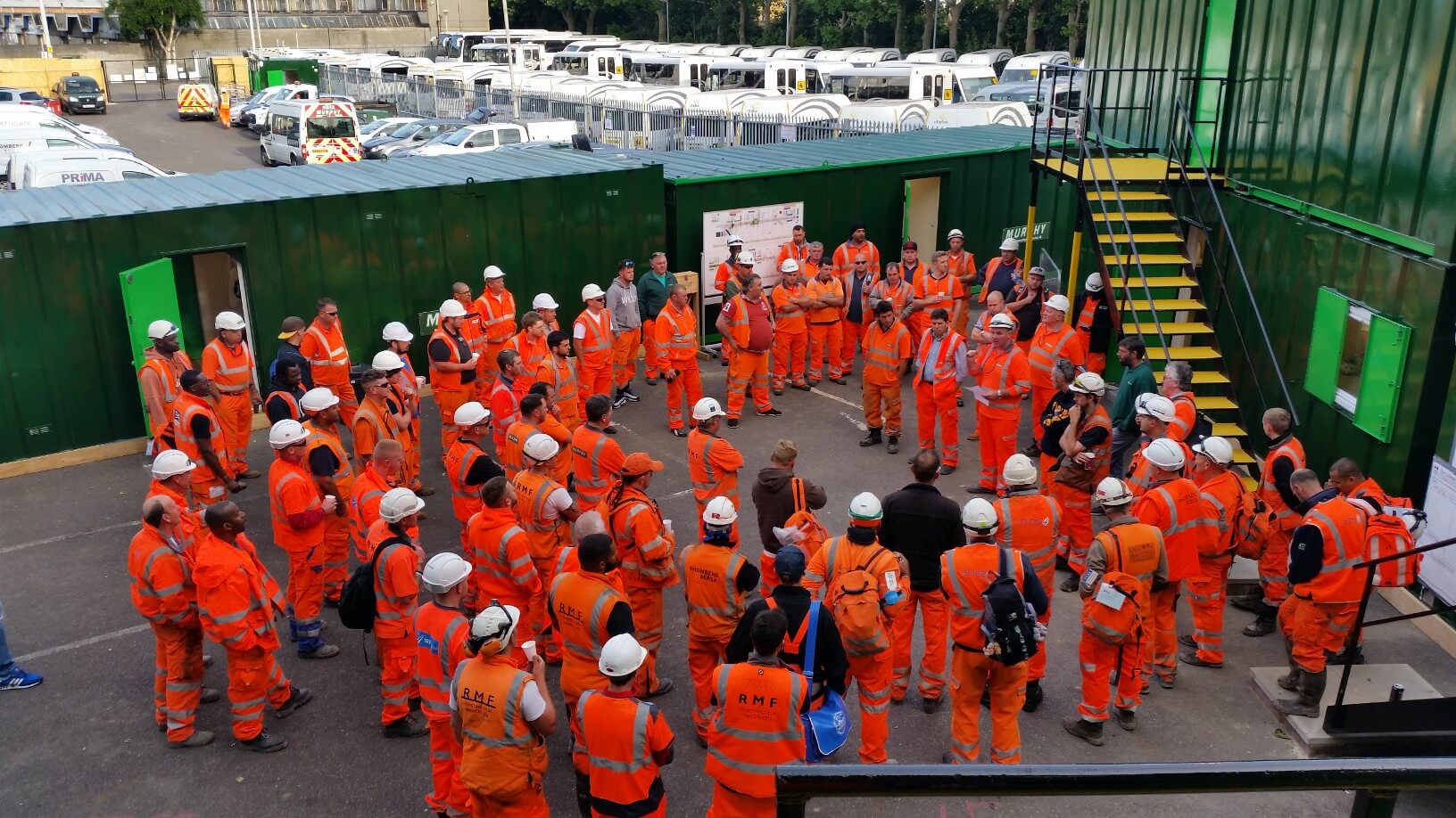 Track workers briefing