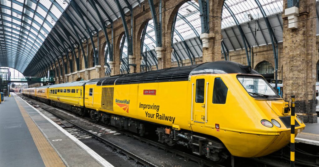 New Measurement Train sitting at a station