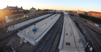 New platforms at Derby station