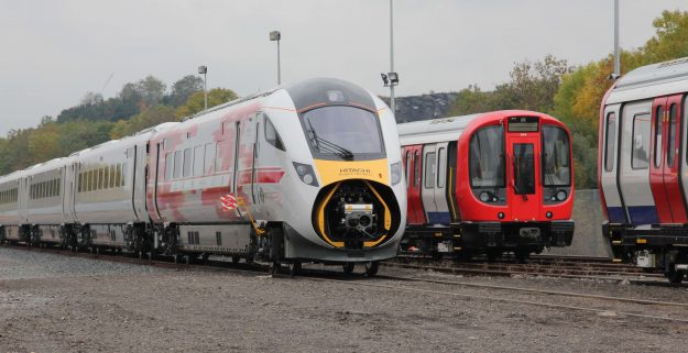 Hitachi IEP Class 800 and Bombardier S Stock in Asfordby sidings