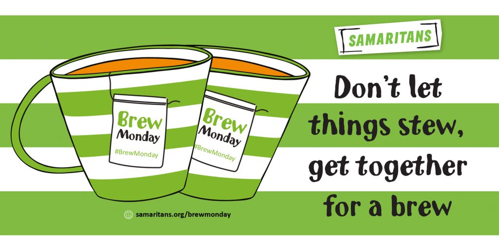 Banish the Monday blues with a Samaritans brew Network Rail