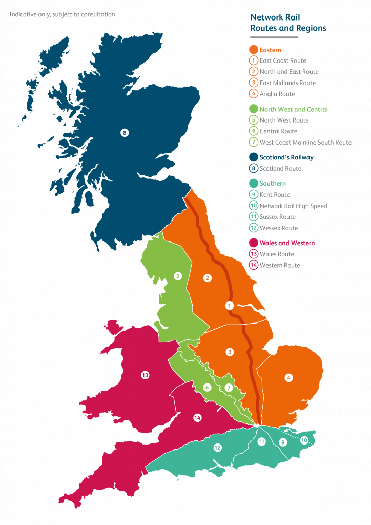 Our regions Network Rail