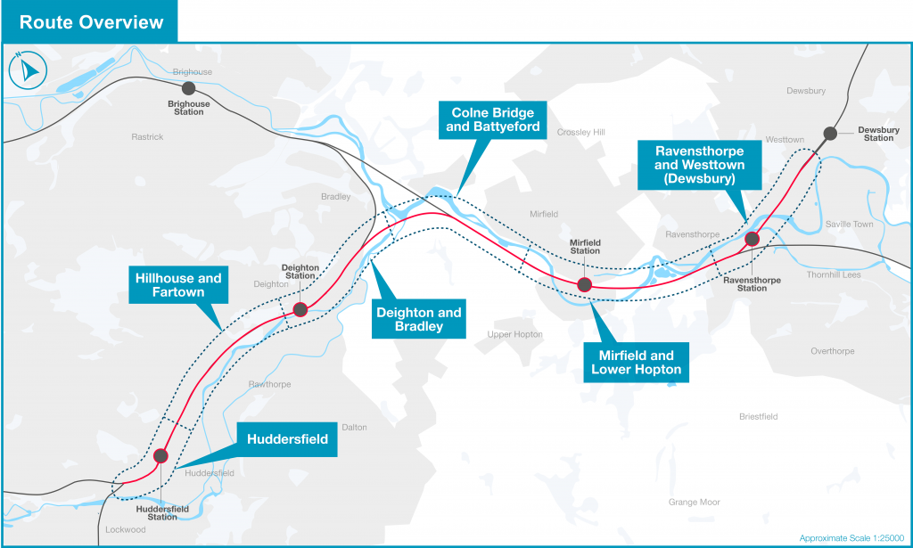 Transpennine Route Upgrade Map Transpennine Route Upgrade - Network Rail