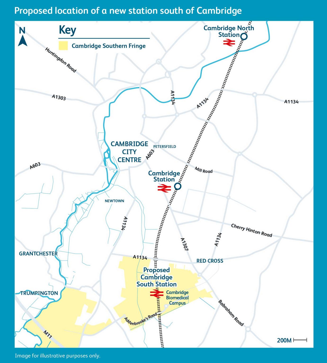 Cambridge South station Network Rail