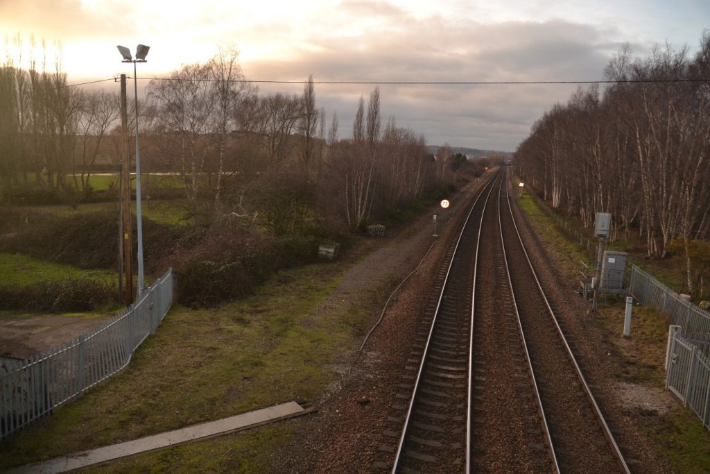 Site of the proposed Ferryboat Lane footbridge