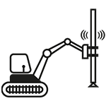 Pile driver icon