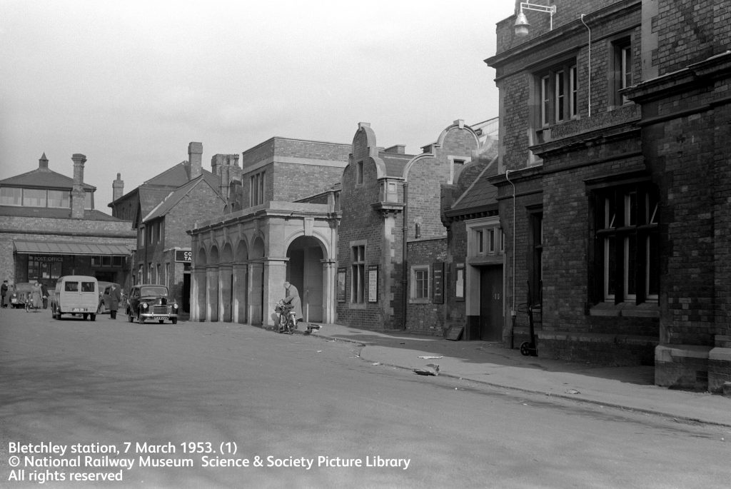 Bletchley station, 7 March 1953, much as it would have looked during WWII
