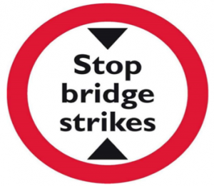 Stop Bridge Strikes sign
