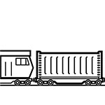 Freight train icon