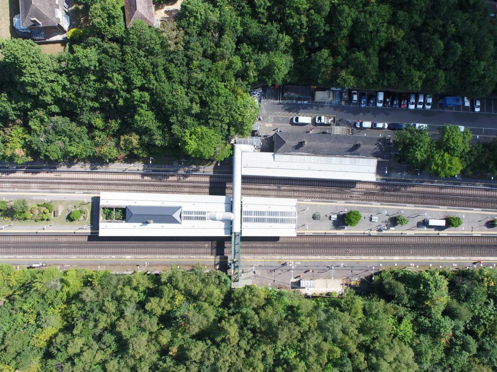 Aerial image of Hither Green station 