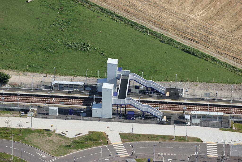 Kintore station aerial view