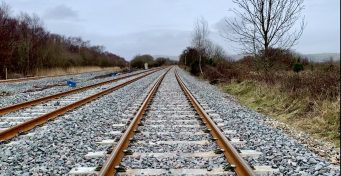 Newly laid track