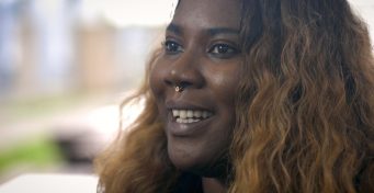 Close-up of Chloe Barnett, data manager