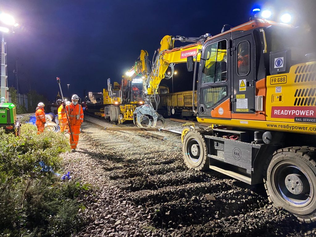 Installing new track for Southampton Western Docks