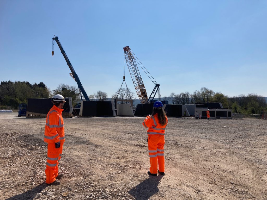 Work at The Ocean bridge, Stonehouse