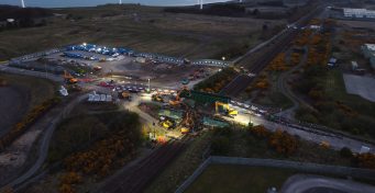 Replacing the Siddick bridge in Cumbria, early May bank holiday 2021