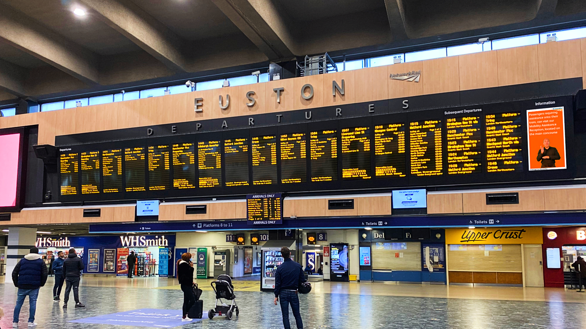 London Euston Launches Uk S First British Sign Language Station Announcements Network Rail