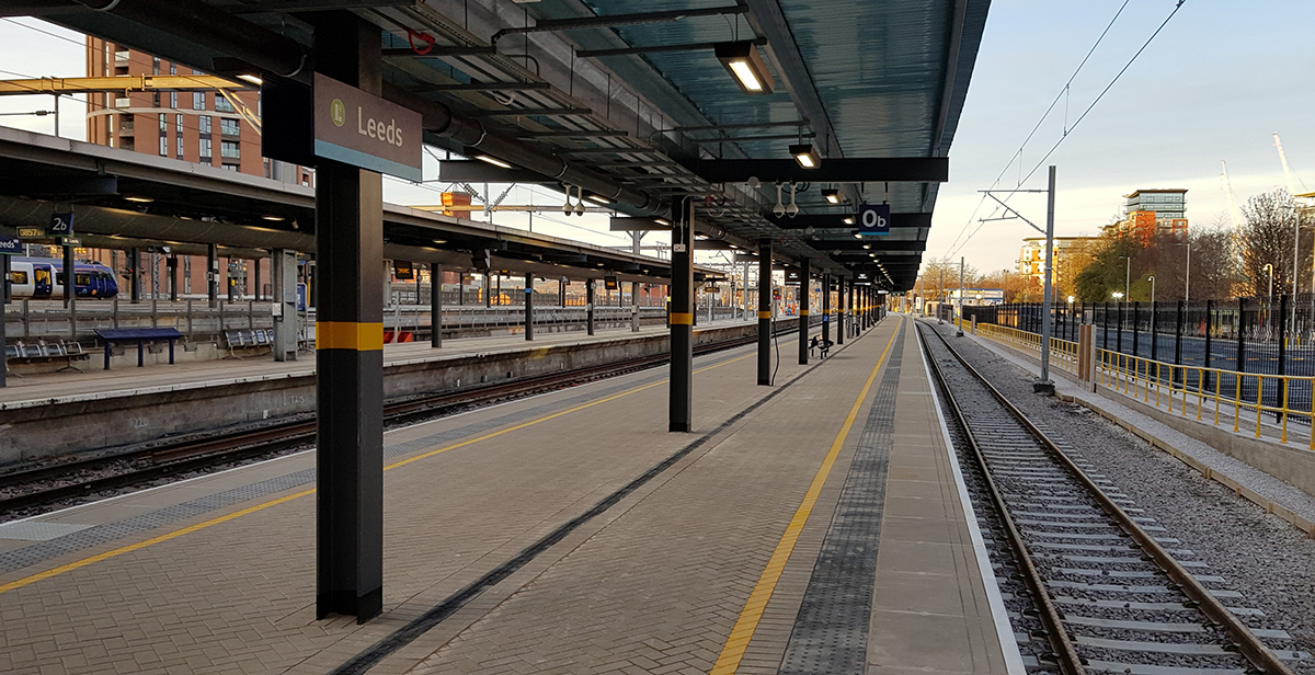 Leeds Station platform