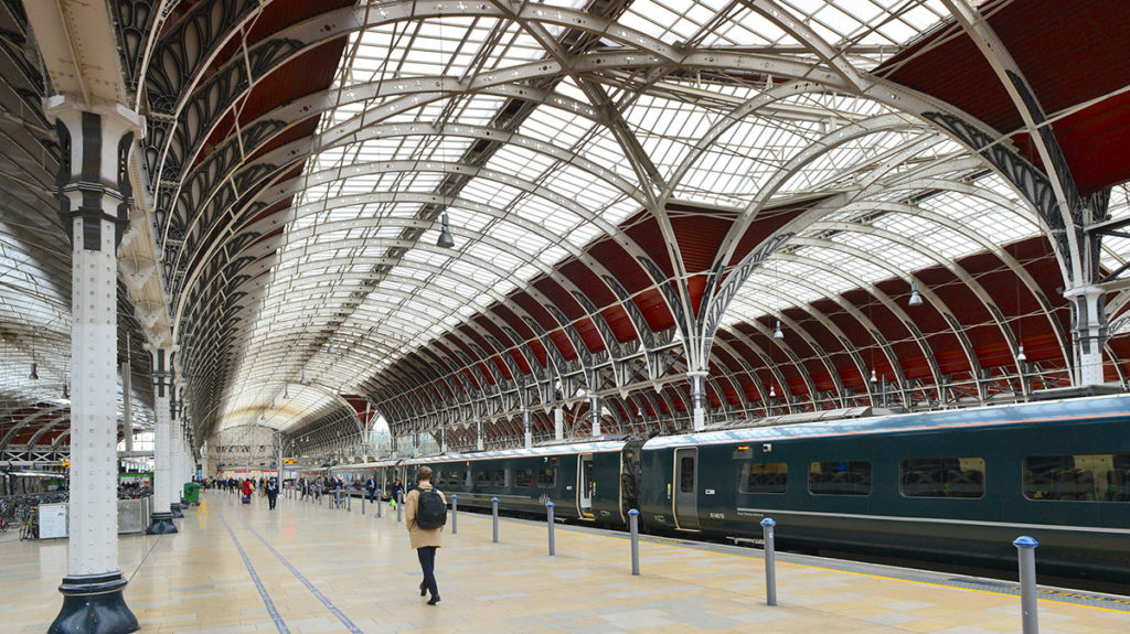 Inside London Paddington Station