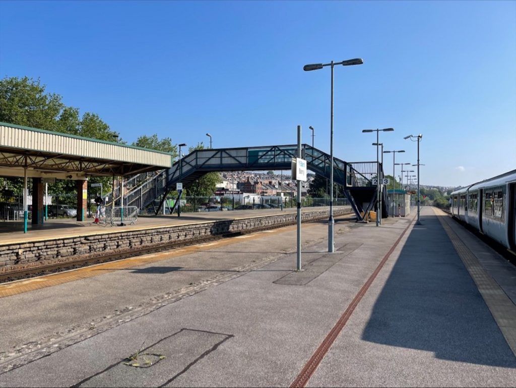 Barry station platforms