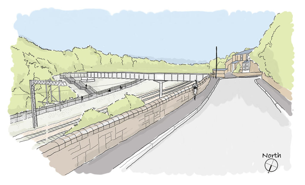 Lady Anne footbridge proposed sketch
