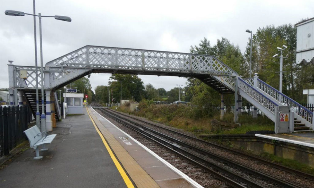 Footbridge at Etchingham station