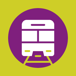 Discount on rail icon