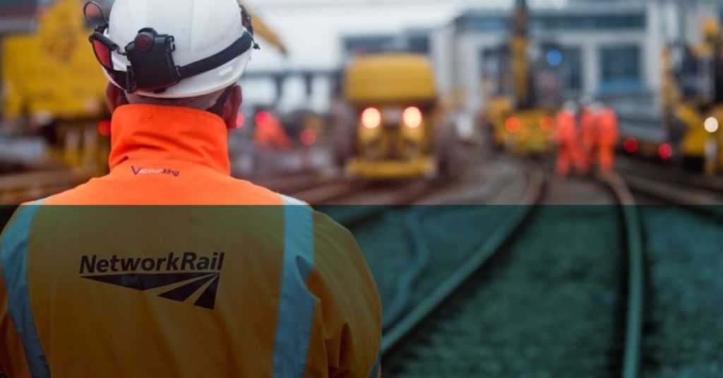 Electrical Engineer looking down the track