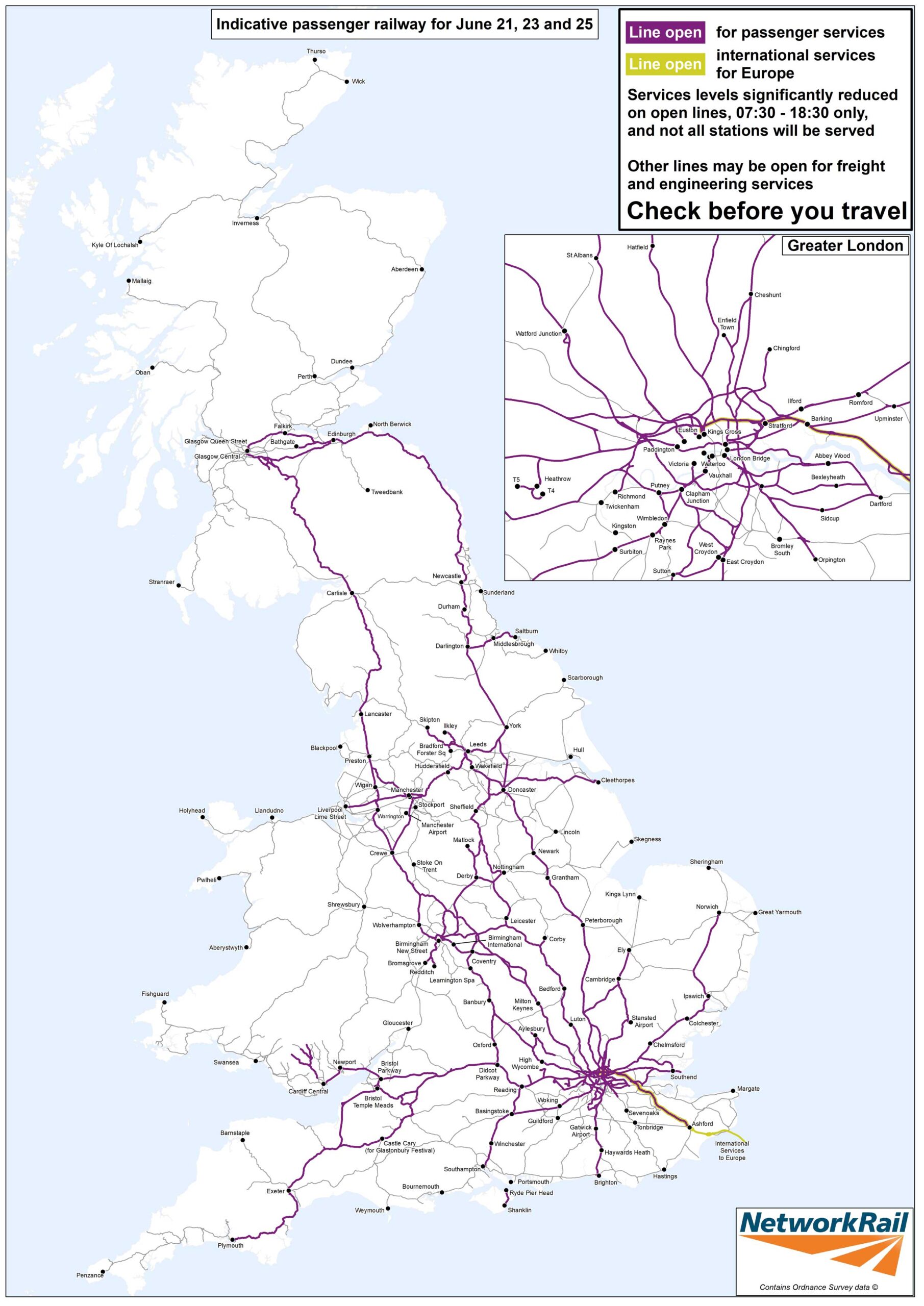 Revealed Map shows massive impact on Yorkshire train services from