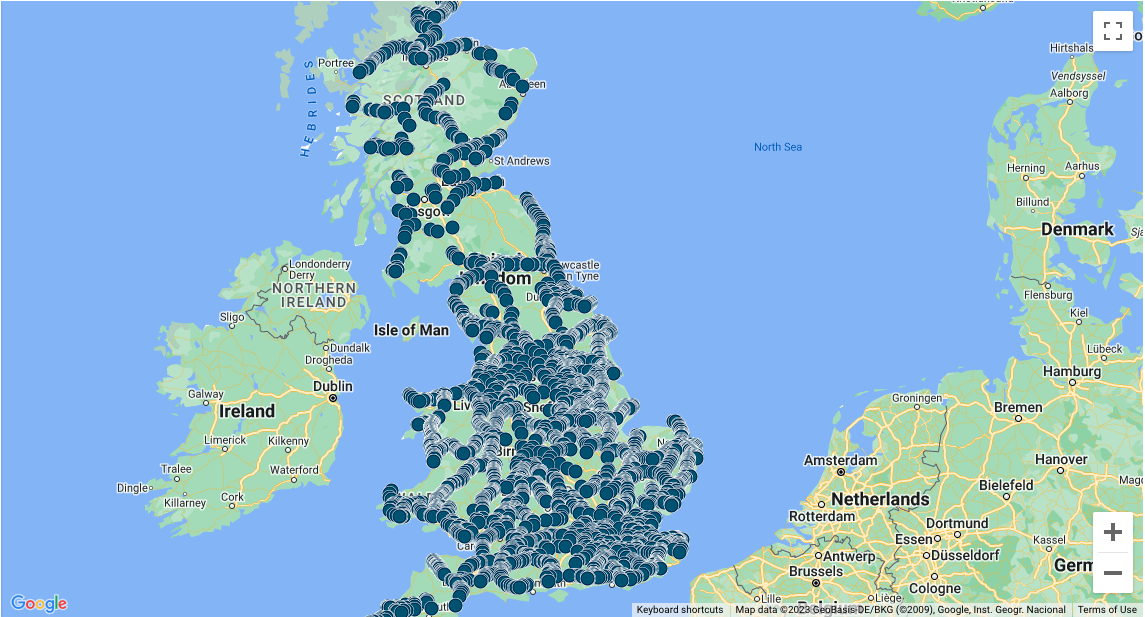 Active level crossings Network Rail