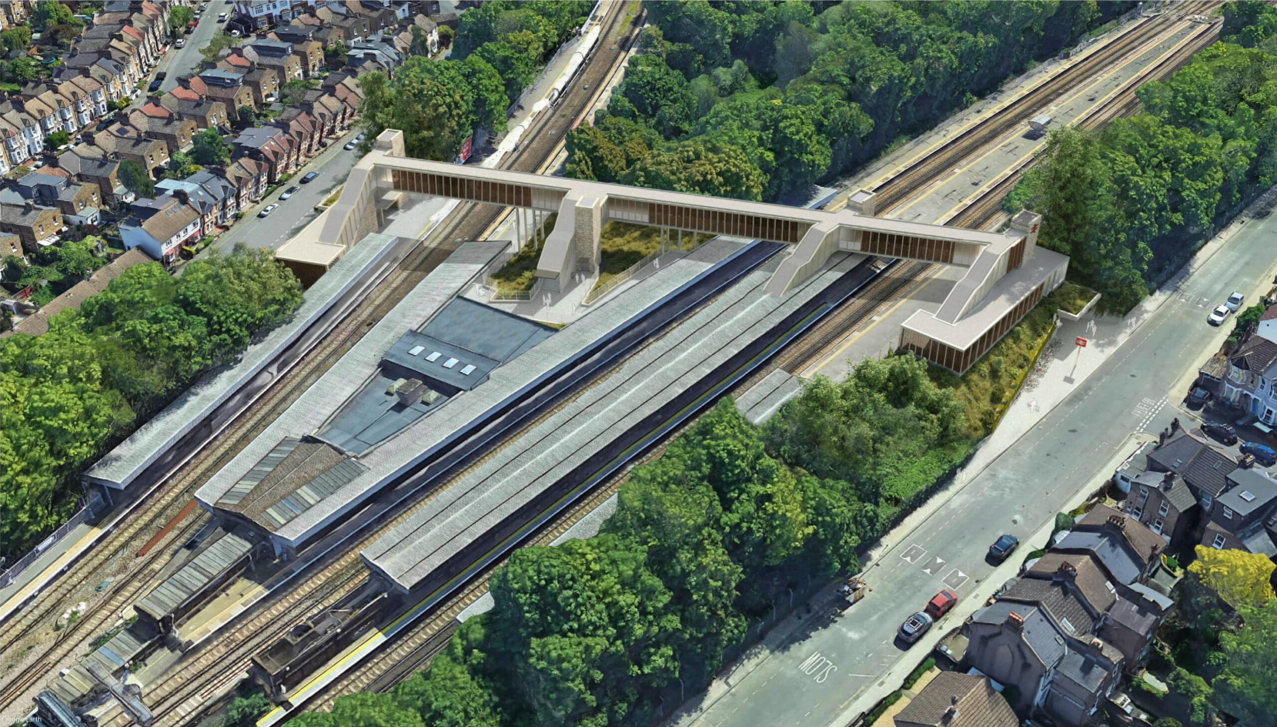 Hither Green station Access for All improvements Network Rail