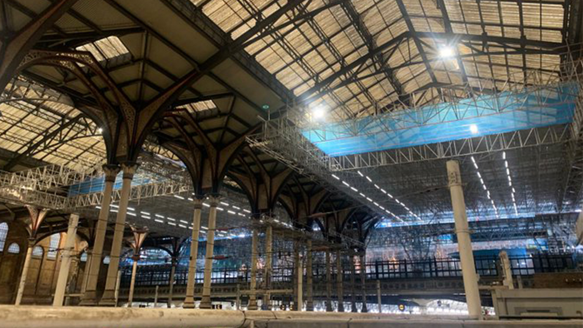 Innovative roof repairs at London Liverpool Street