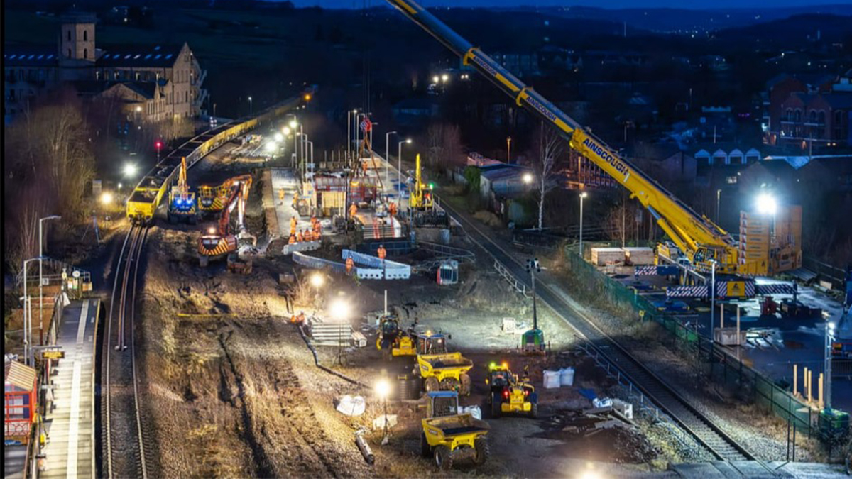Upgrading Mirfield station this Easter