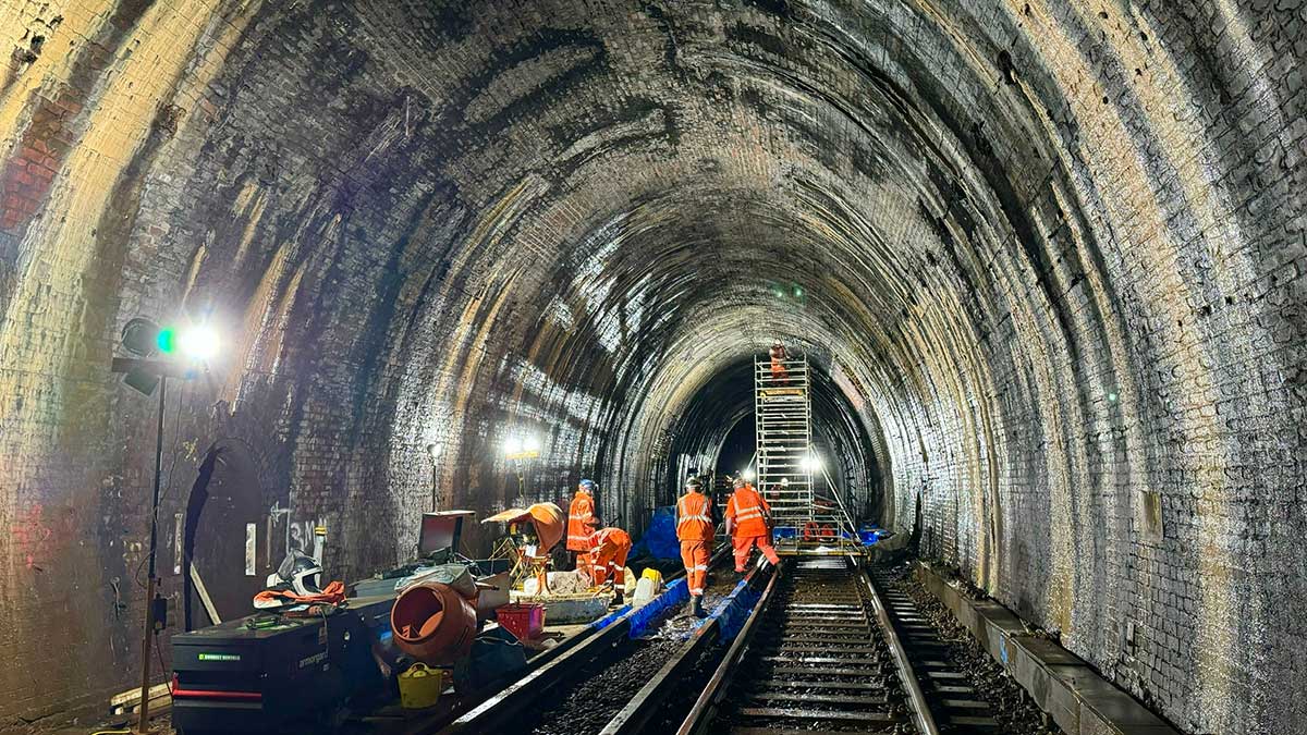 Railway tunnel boring lining waterproofing India