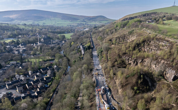 Upgrading the railway in West Yorkshire this late May bank holiday