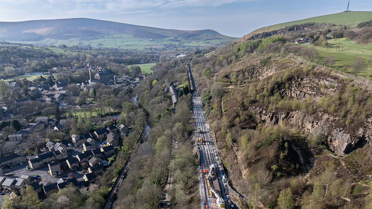 Upgrading the railway in West Yorkshire this late May bank holiday