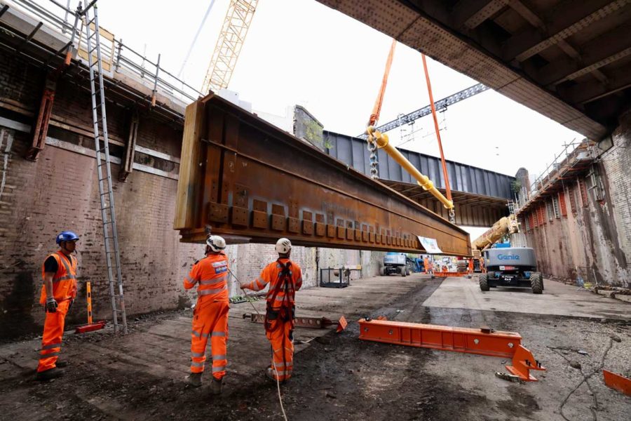 Dantzic Street bridge reconstruction (August 2021)