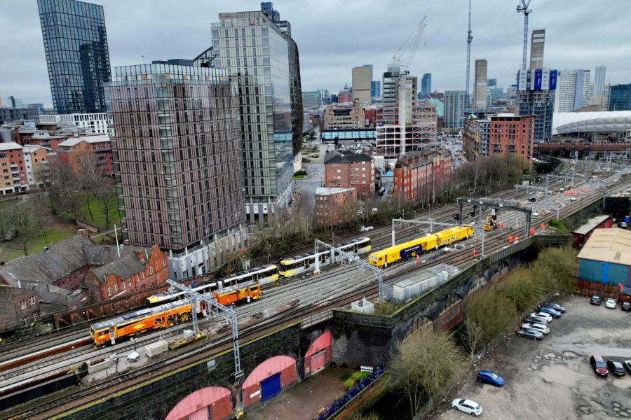 Network Rail completes major rail upgrade in Manchester as part of Transpennine Route Upgrade