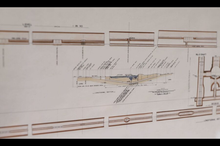 Old design of the Severn Tunnel from the Network Rail archive
