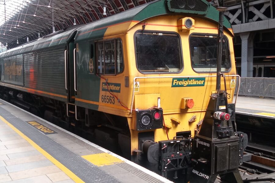 RILA on freight train at Paddington