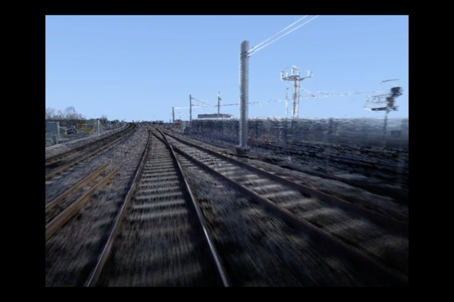 RILA LiDAR image of track