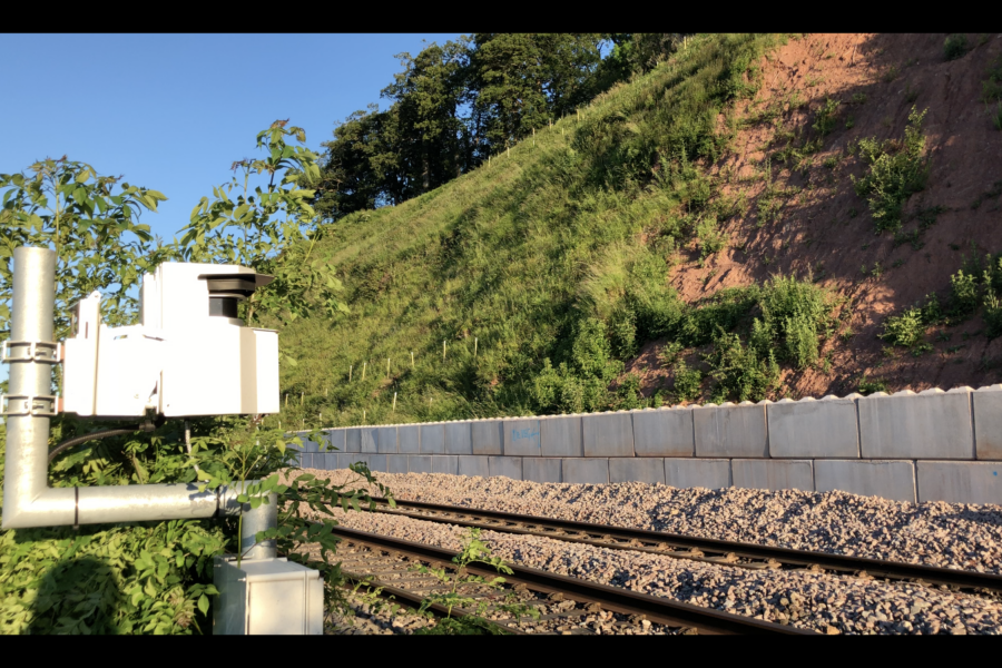 SERP motion camera with landslip
