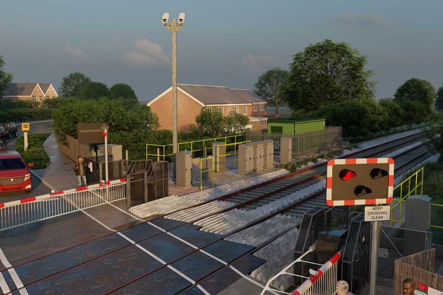 Tangley-Level-Crossing-North-Down-Line
