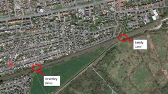 Map of crossings