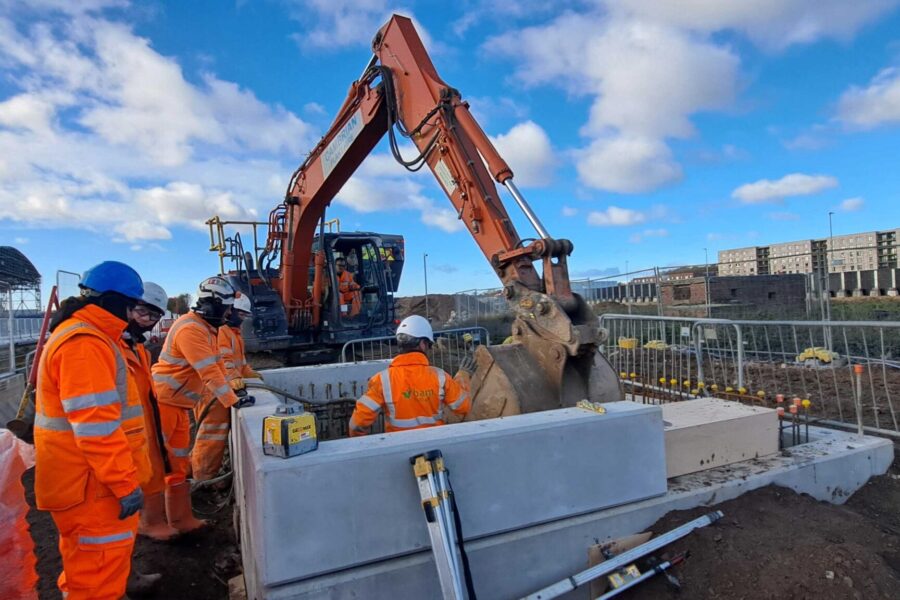 2 Lift shaft base construction November 2025