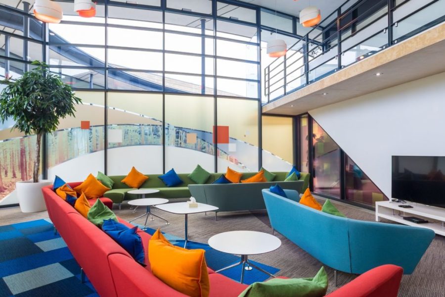 Apprentice training centre breakout area