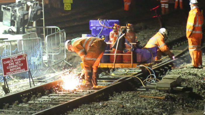 Wales-Burning-out-track-panels-commenced-at-Cardiff-Central