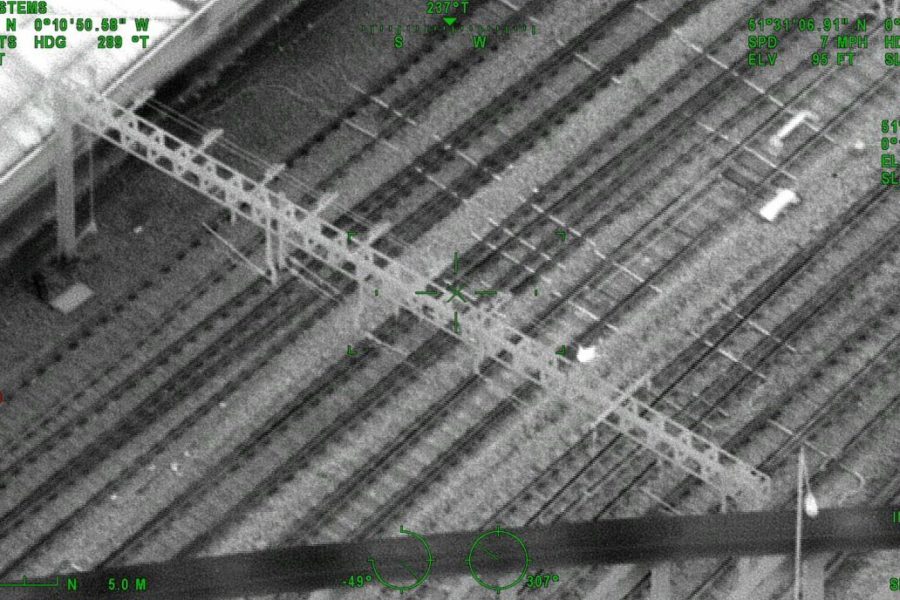 Image from air operations camera