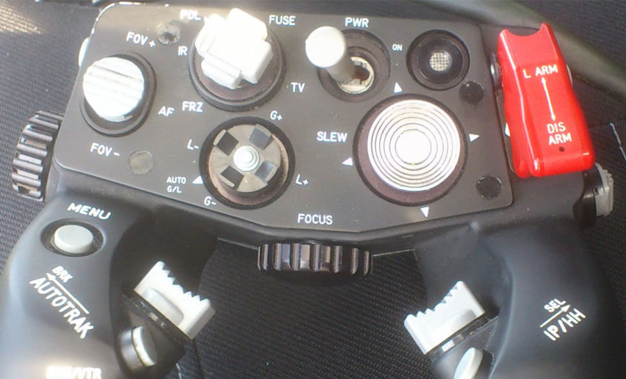 Universal hand controller for thermal imaging camera