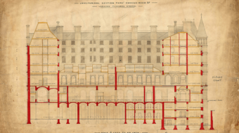 Old plan of Charing Cross station